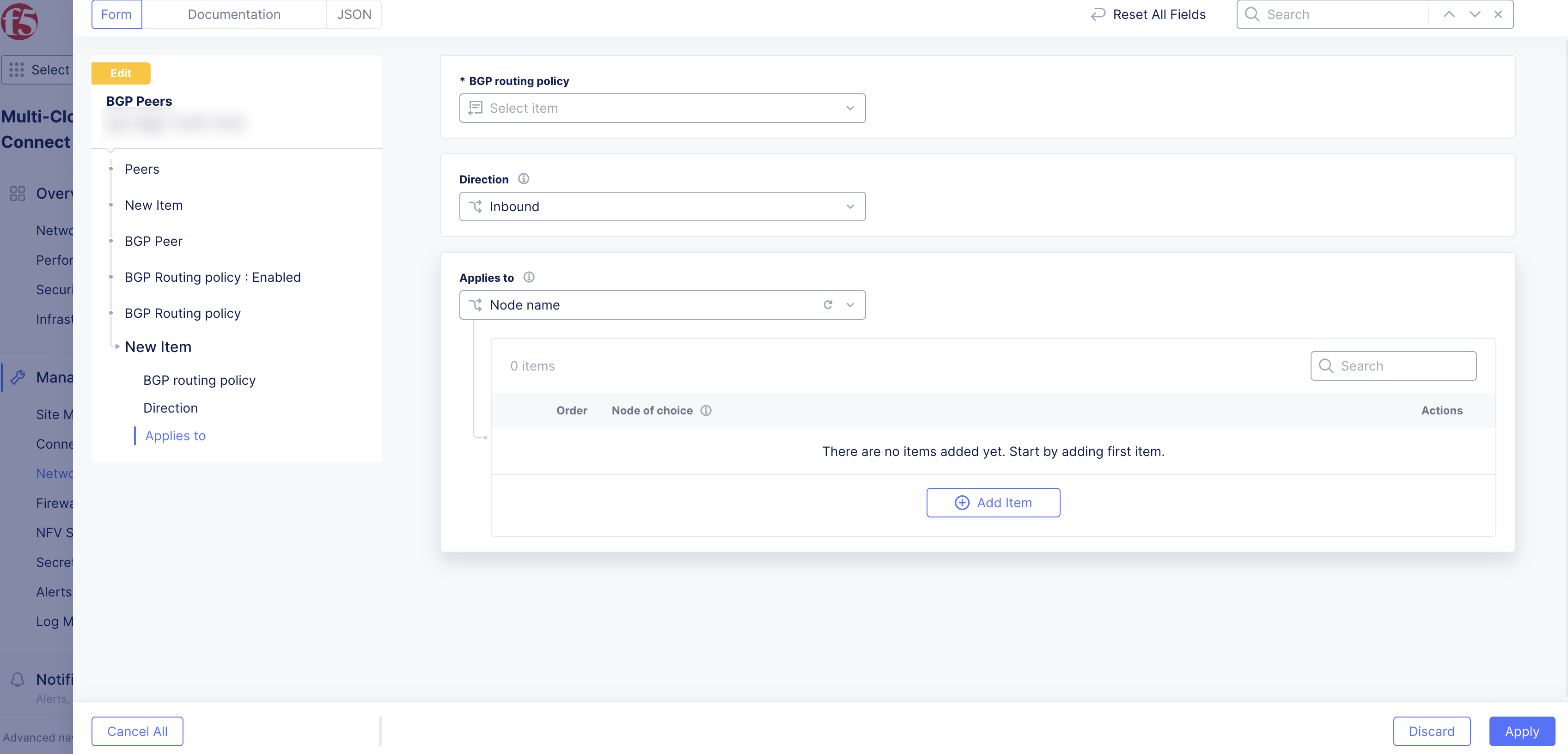 Figure: Select Node